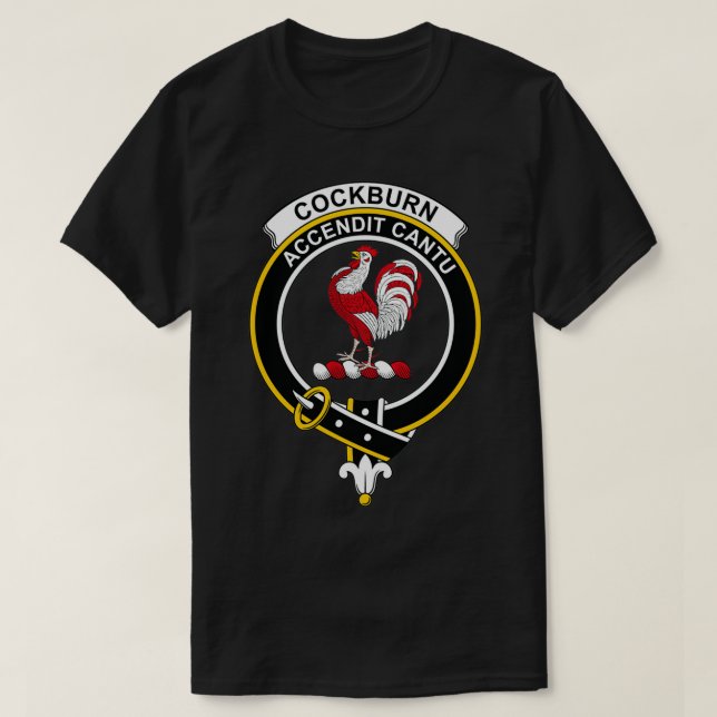 Cockburn Wappen Tartan Clan Scottish Clan 1 T-Shirt (Design vorne)
