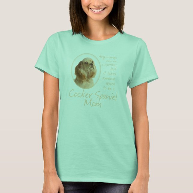 Cocker-Mama-Shirt T-Shirt (Vorderseite)