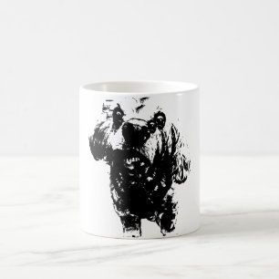 Cocker Sketch – Dicke Tinte Kaffeetasse