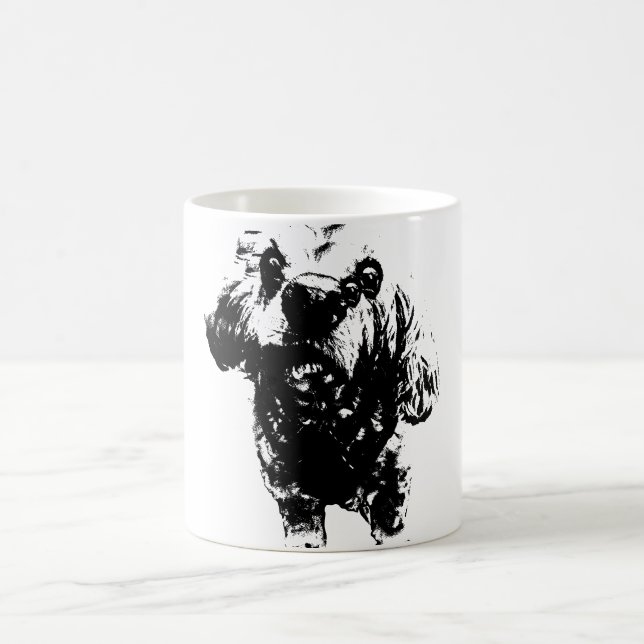 Cocker Sketch – Dicke Tinte Kaffeetasse (Mittel)