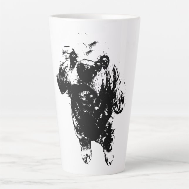 Cocker Sketch – Dicke Tinte Milchtasse (Vorderseite)