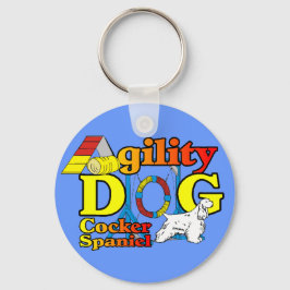 Cocker Spanel Agility Geschenke Schlüsselanhänger