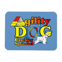Cocker Spanel Agility Magnet
