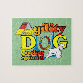 Cocker Spanel Agility Puzzle