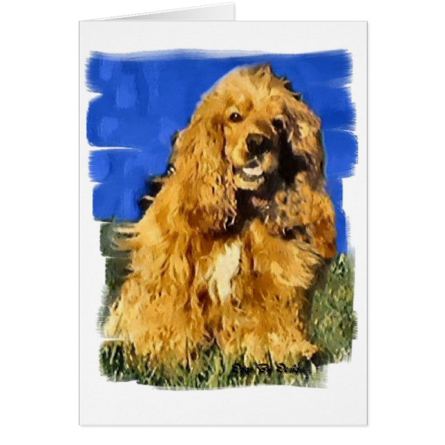 Cocker Spanel Art Gifts (Vorne)