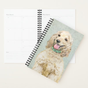 Cocker Spanel Buff Painting - Original Dog Art Planer