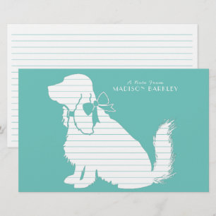 Cocker Spanel Dog Puppy Briefpapier