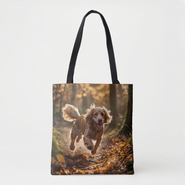 Cocker Spanel Elegant Tote Bag (Vorderseite)
