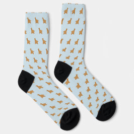 Cocker Spanel Hund Breeds Pattern Socken