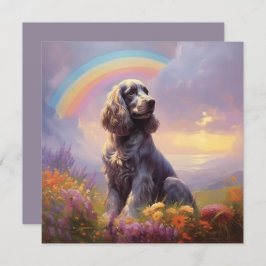 Cocker Spanel Hund Rainbow Bridge Individuelle Nam