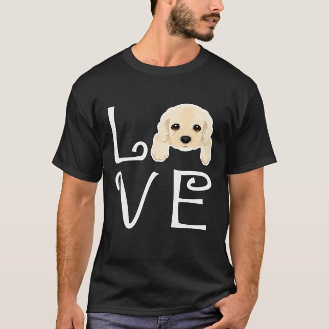 Cocker Spanel Liebe Dog Owner Cocker Spanischer We T-Shirt (Vorderseite)
