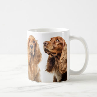 Cocker Spanel liebt Tasse