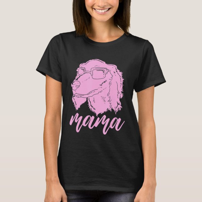 Cocker Spanel Mama Dog Lover Mama T-Shirt (Vorderseite)
