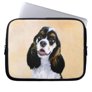 Cocker Spanel (Parti) Malerei - Original Dog Art Laptopschutzhülle