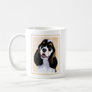Cocker Spanel (Parti) Malerei - Original Dog Art Tasse