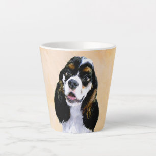 Cocker spanel (Parti) Malerei - Original Hundekuns Milchtasse