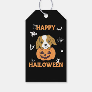 Cocker Spanel Pumpkin Niedlich Hunde Happy Hallowe Geschenkanhänger