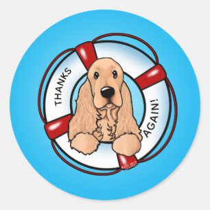 Cocker Spanel Rescue Stickers
