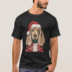 Cocker Spanel Xmas Hund Matching Familie Weihnacht T-Shirt