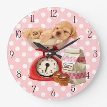 Cocker spanie und Retro-Skala