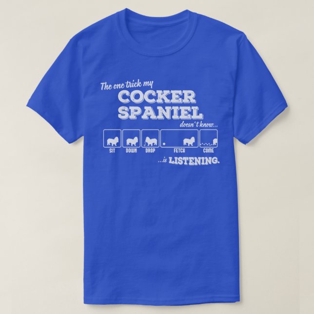 Cocker Spaniel 3 T-Shirt (Design vorne)