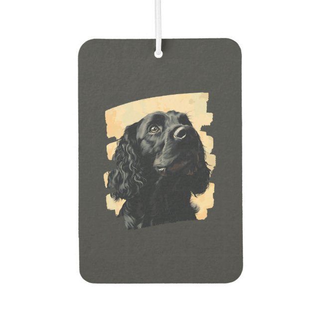 Cocker Spaniel Autolufterfrischer (Vorderseite)