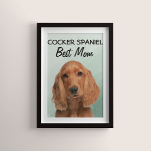 Cocker Spaniel Beste Mama Poster