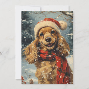 Cocker Spaniel Christmas Feiertagskarte