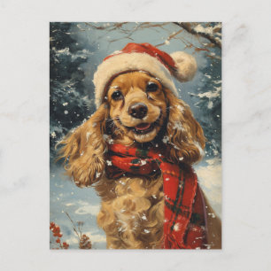 Cocker Spaniel Christmas Postkarte