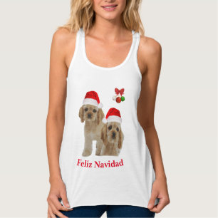 Cocker spaniel Christmas T - Shirt Tank Top