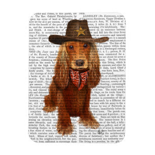 Cocker Spaniel Cowboy 2 Magnet