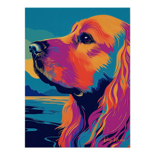 Cocker Spaniel Dog 003 - Bruno Pokopen Poster (Vorderseite)