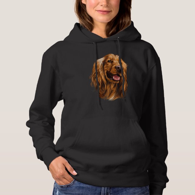 Cocker Spaniel Dog Breed Hoodie (Vorderseite)