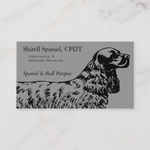Cocker Spaniel Dog Business Visitenkarte