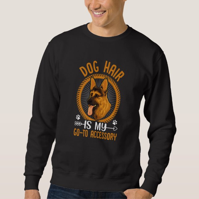 Cocker Spaniel Dog Hair Is My Requory Dog Graphi Sweatshirt (Vorderseite)