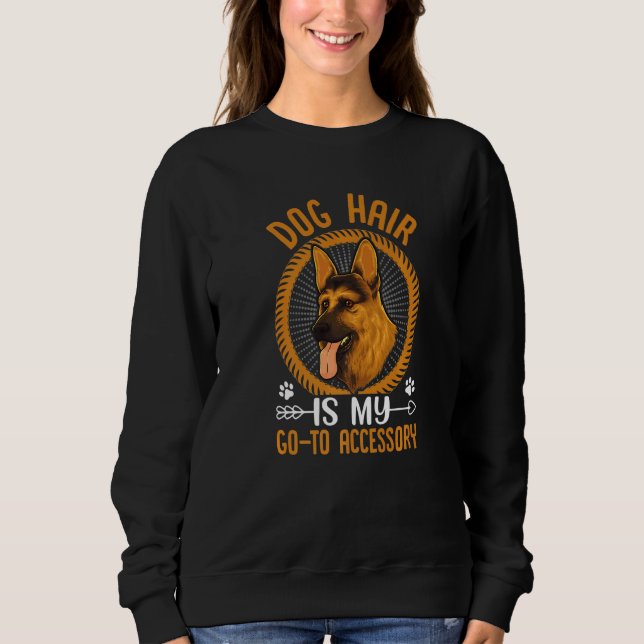 Cocker Spaniel Dog Hair Is My Requory Dog Graphi Sweatshirt (Vorderseite)