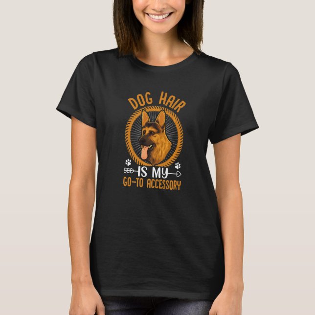 Cocker Spaniel Dog Hair Is My Requory Dog Graphi T-Shirt (Vorderseite)
