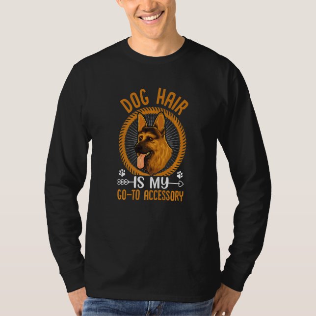 Cocker Spaniel Dog Hair Is My Requory Dog Graphi T-Shirt (Vorderseite)