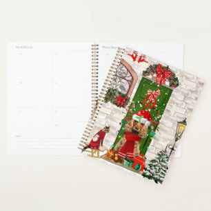 Cocker Spaniel Dog Weihnachtsgeschenk Tasche Planer