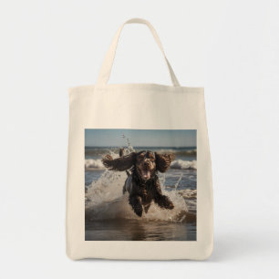 Cocker Spaniel Elegant Grocero Tragetasche