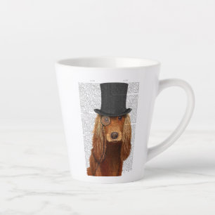 Cocker Spaniel, Festhund und Hut Milchtasse