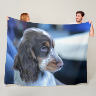 COCKER SPANIEL FLEECEDECKE