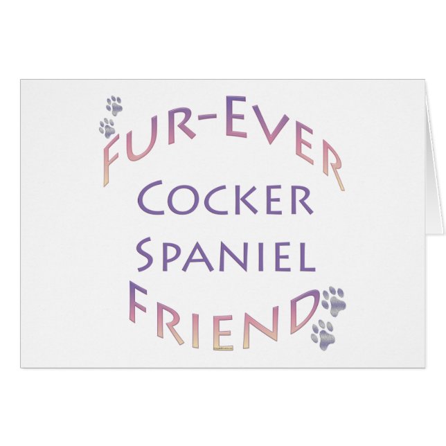 Cocker Spaniel Furever (Vorderseite (Horizontal))
