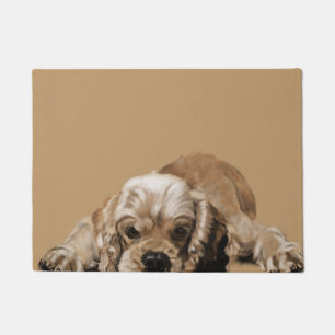 Cocker spaniel fußmatte