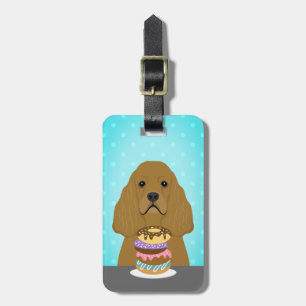 Cocker Spaniel Gepäckmarken Gepäckanhänger