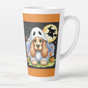 Cocker Spaniel Gespenst Halloween Latte Tasse