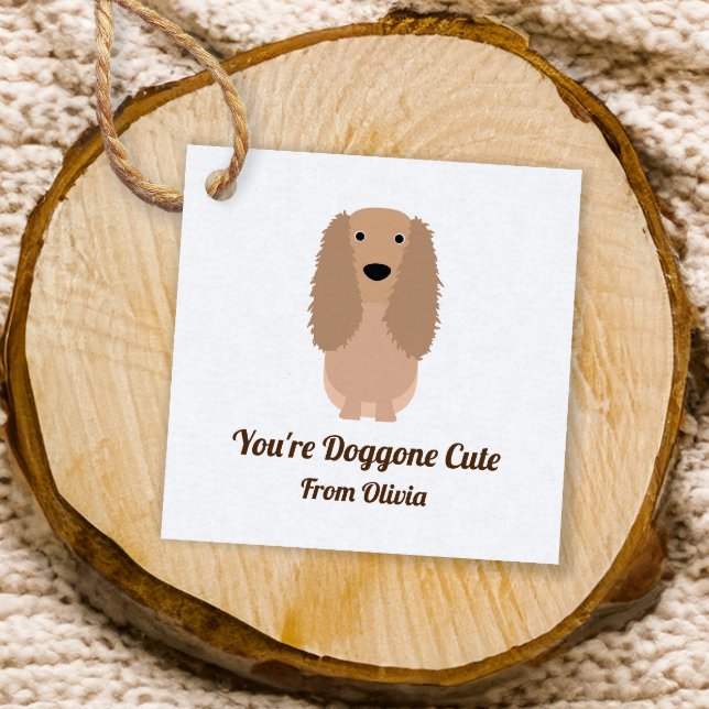 Cocker Spaniel Gift Tag, Hund Party Geschenkanhänger (Von Creator hochgeladen)