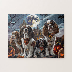 Cocker Spaniel Halloween Gruselig Puzzle