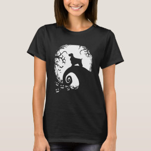 Cocker Spaniel Halloween unter dem Mondlicht Spuk T-Shirt