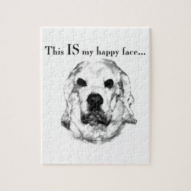 Cocker Spaniel Happy Face Puzzle (Vertikal)
